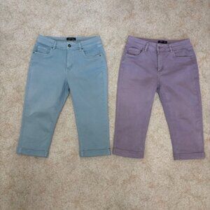 Charlie B Stretchy Pedal Pusher Pants Woman's size: 6